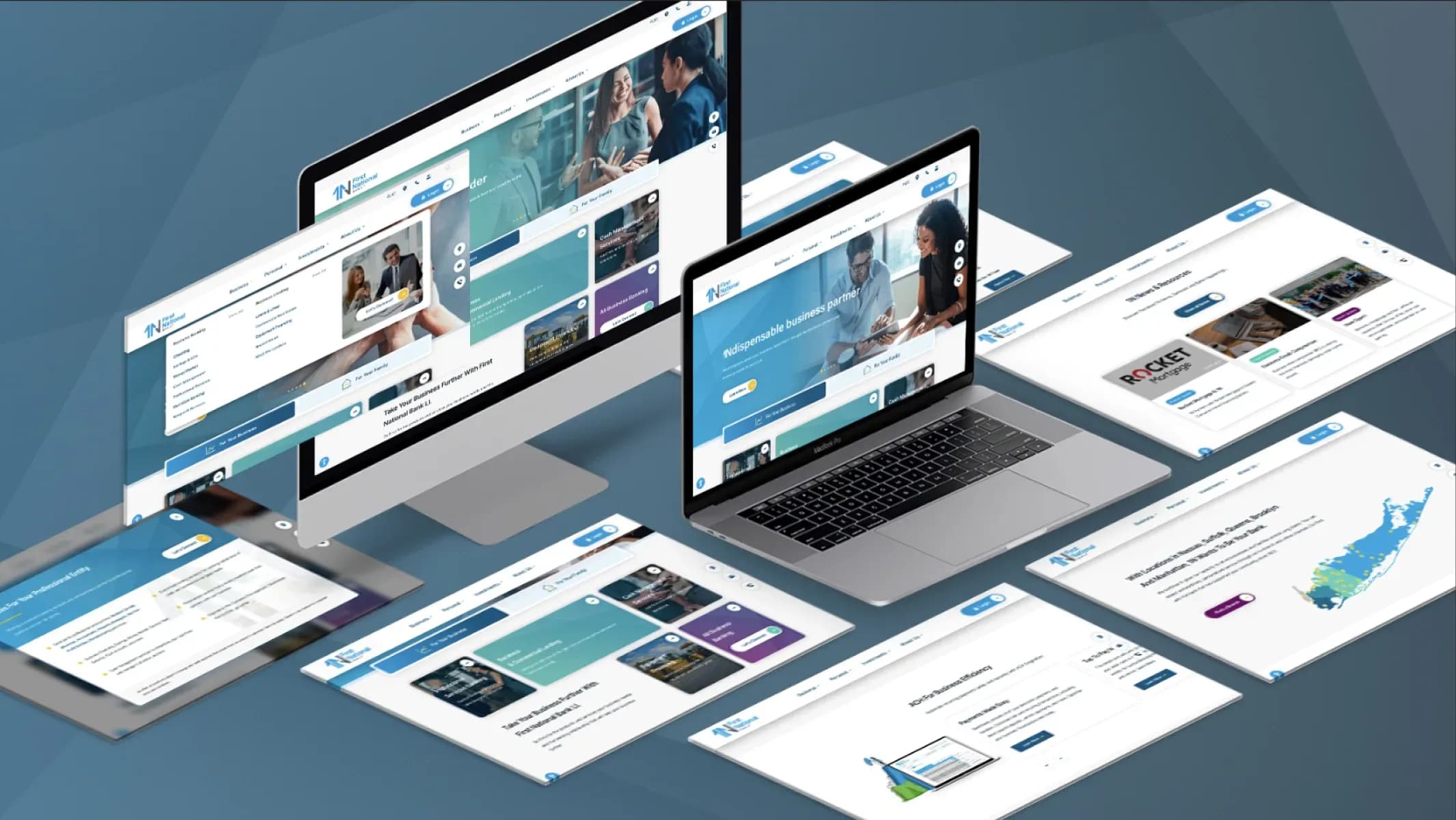 Website Redesign Project for First National Bank of Long Island