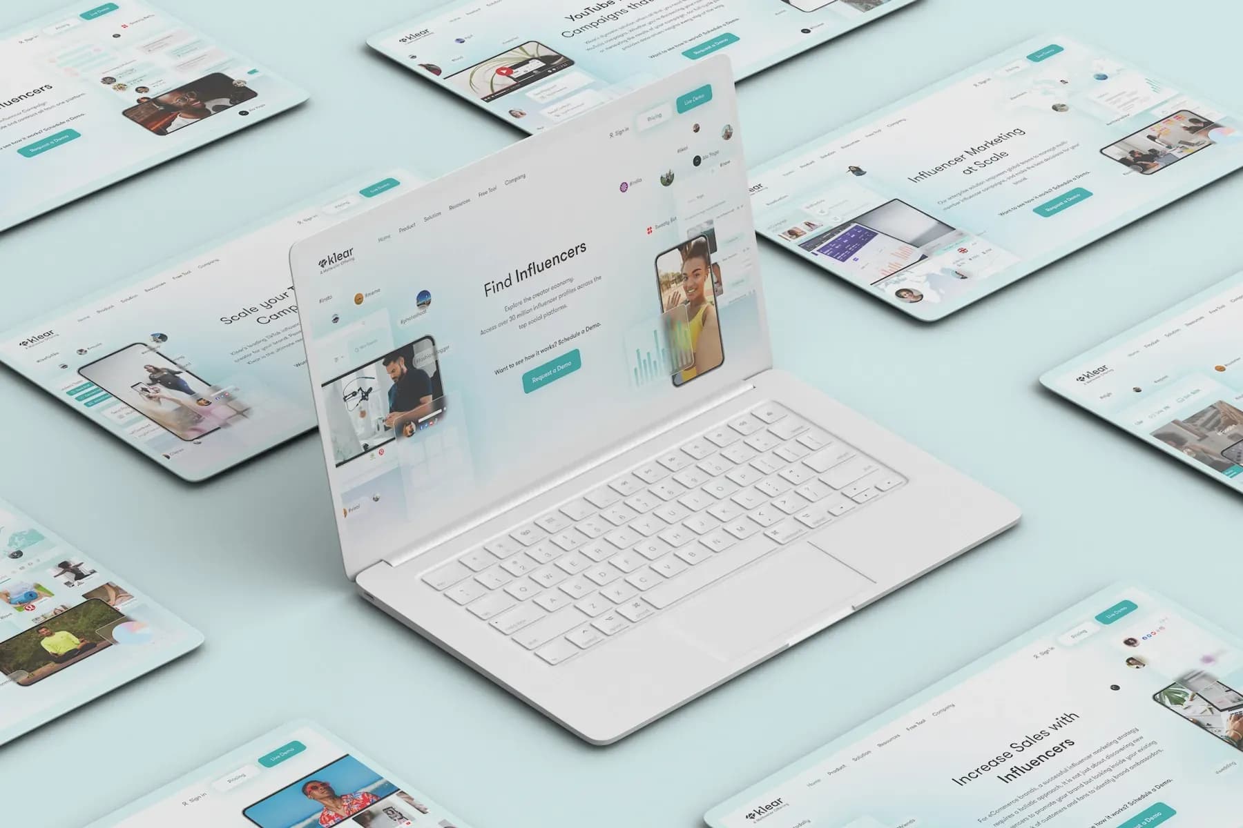 Custom Web Design for Klear