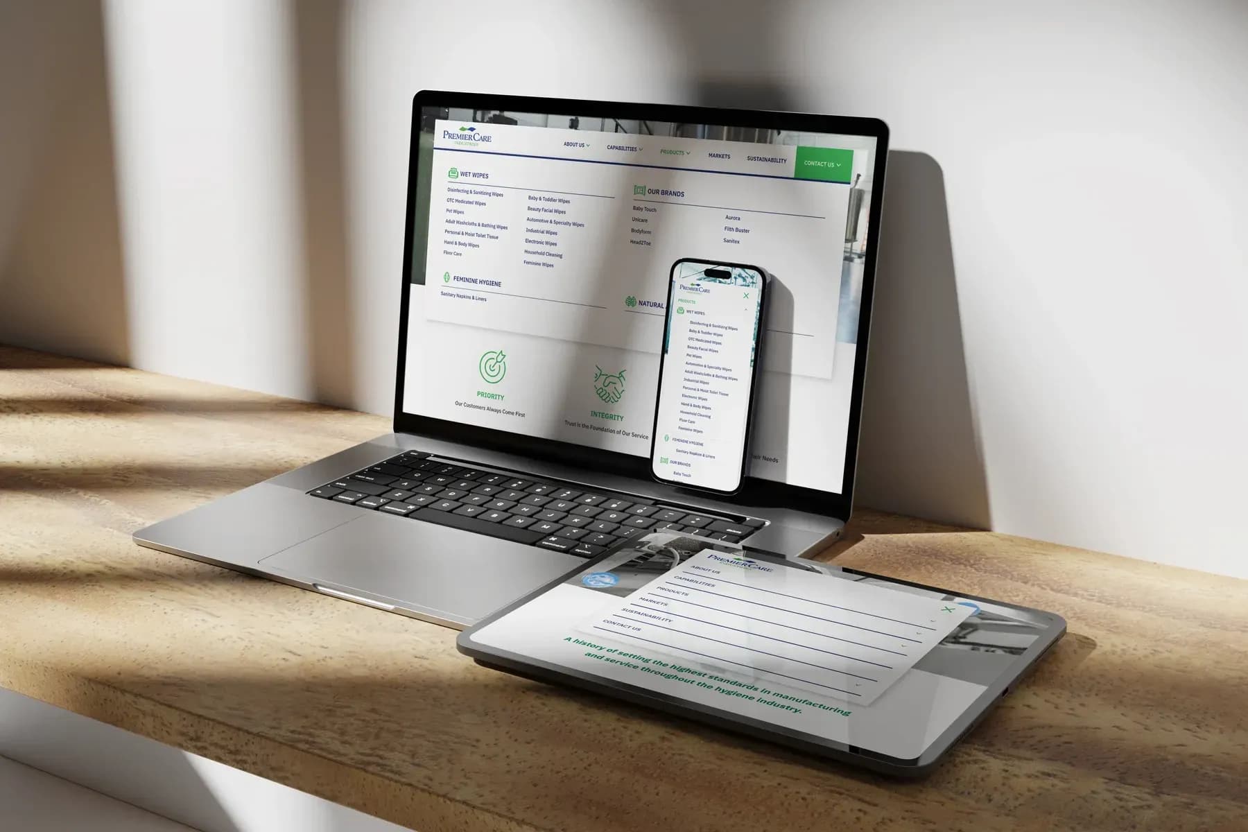 Responsive Web Design and Development for Premier Care