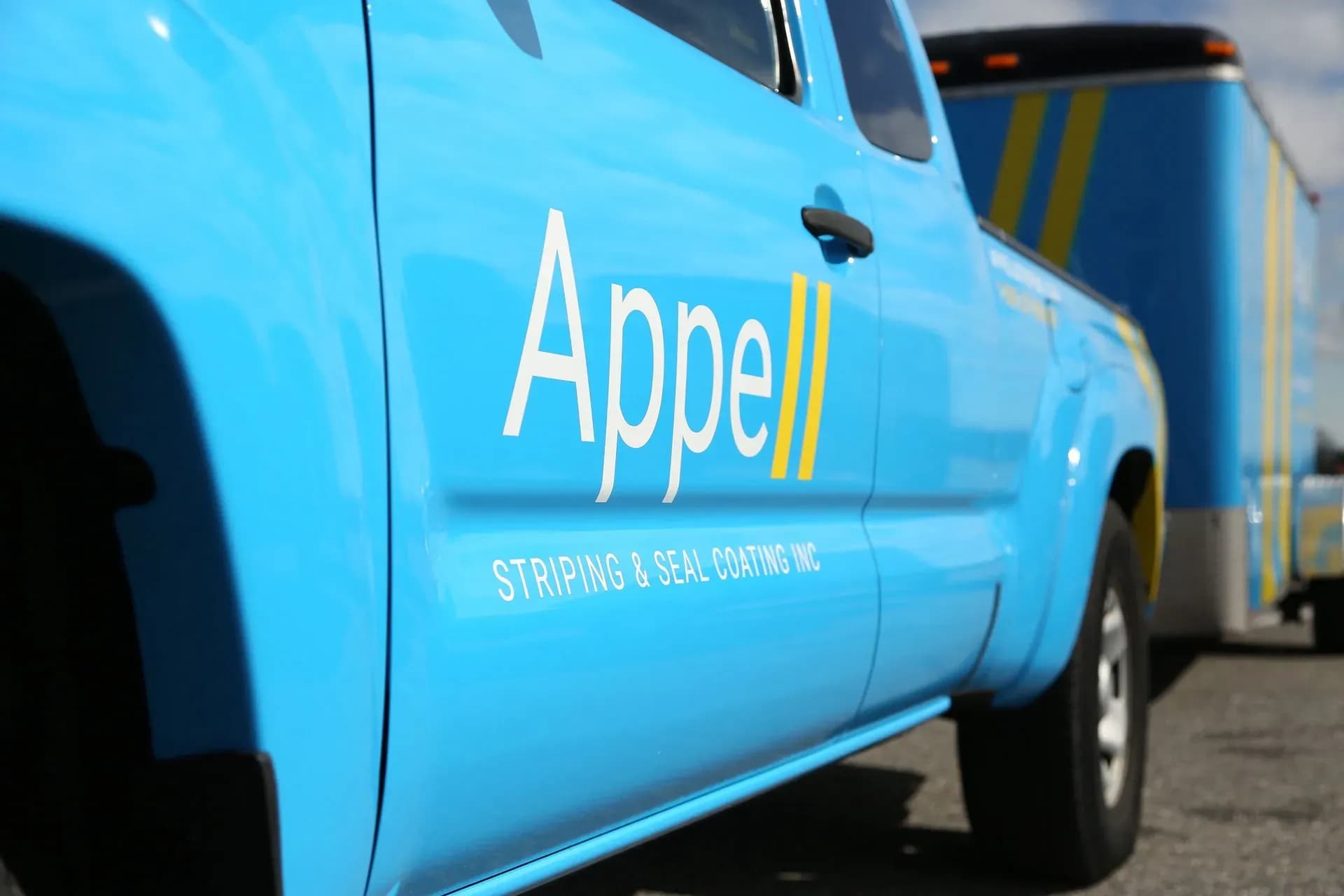 Truck Wrap Design for Appell Striping