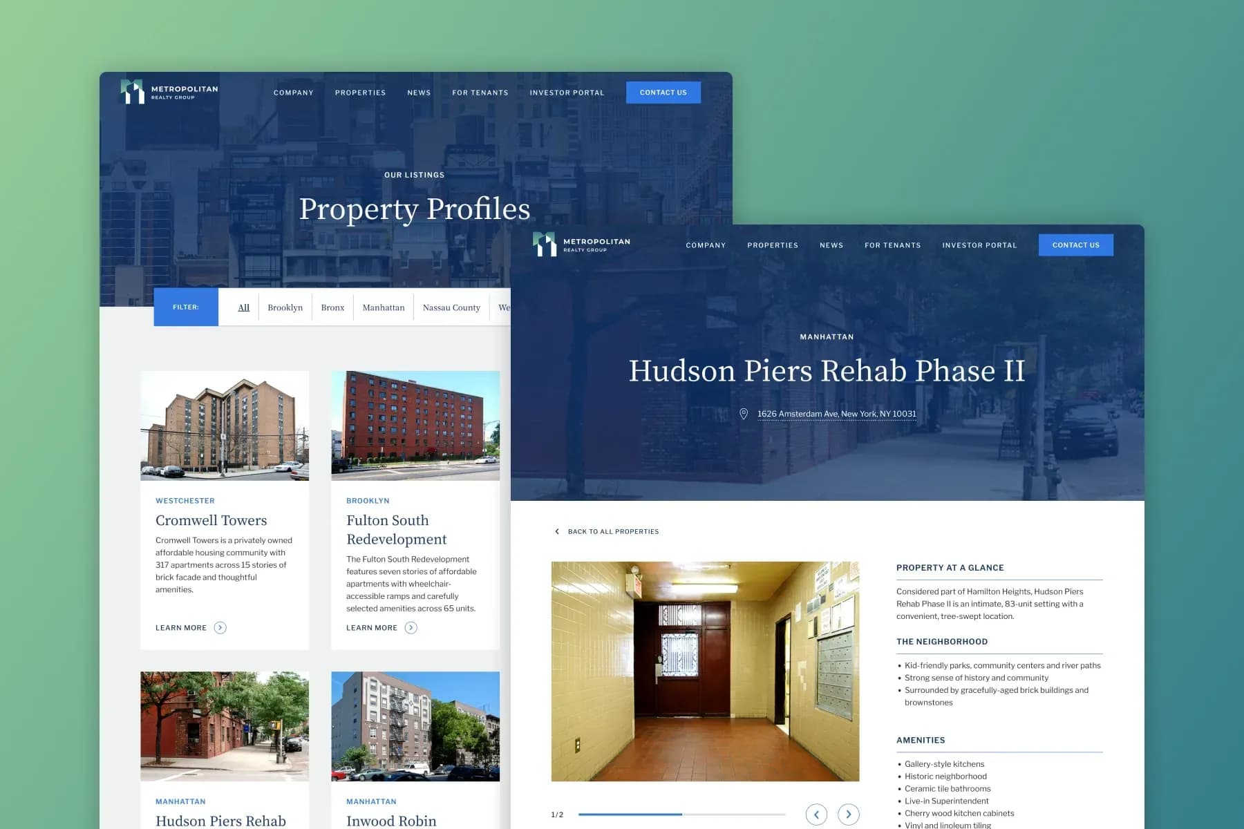 Custom Website Design and Web Development for MRG
