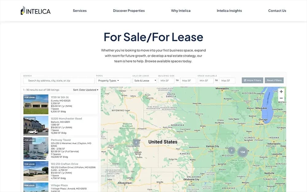 Property Maps for Commercial Real Estate Websites