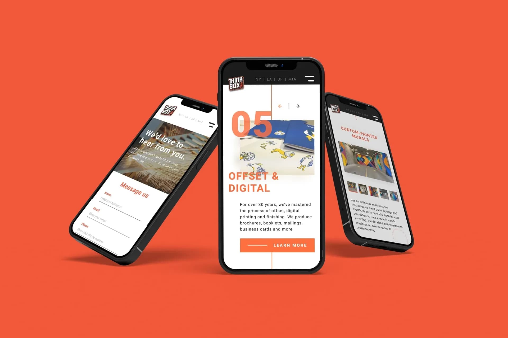 Responsive Website Design and Development for ThinkBox