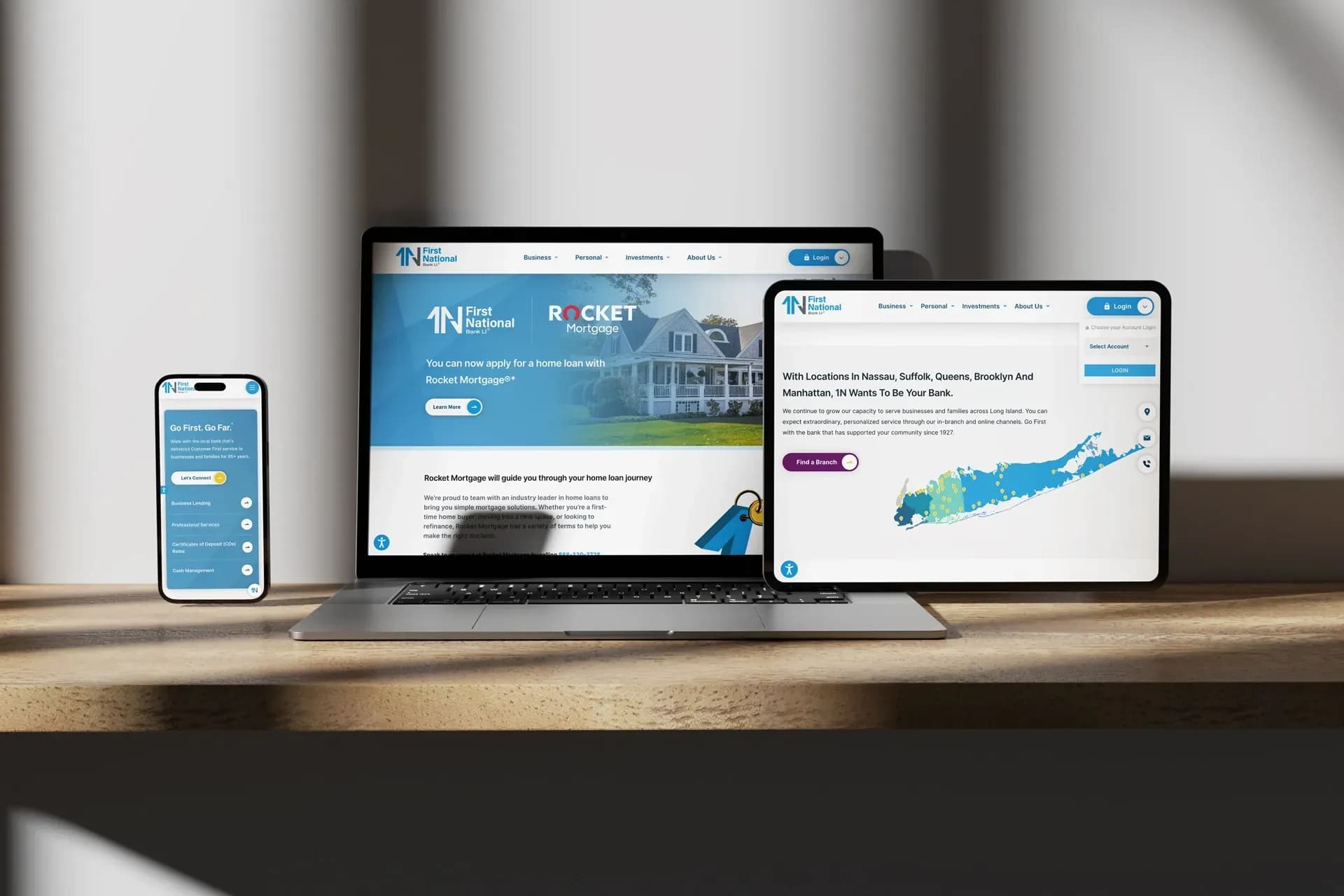 Conversion Rate Optimization for First National Bank of Long Island