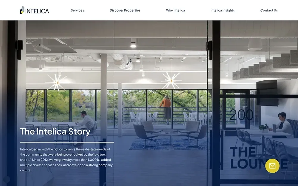 Brand Story for Commercial Real Estate Website Redesign