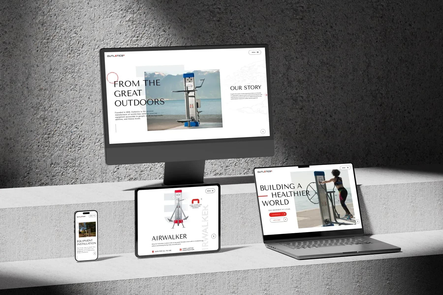Responsive Website Design and Development for Outletics