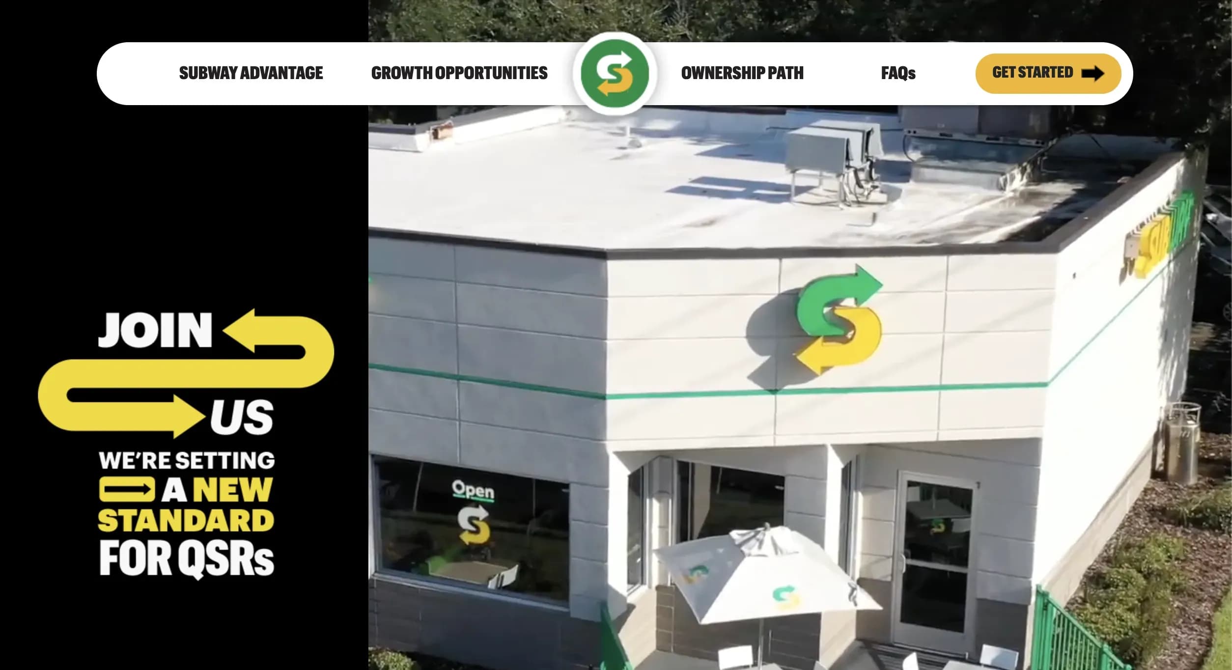 Subway Franchise Web Design