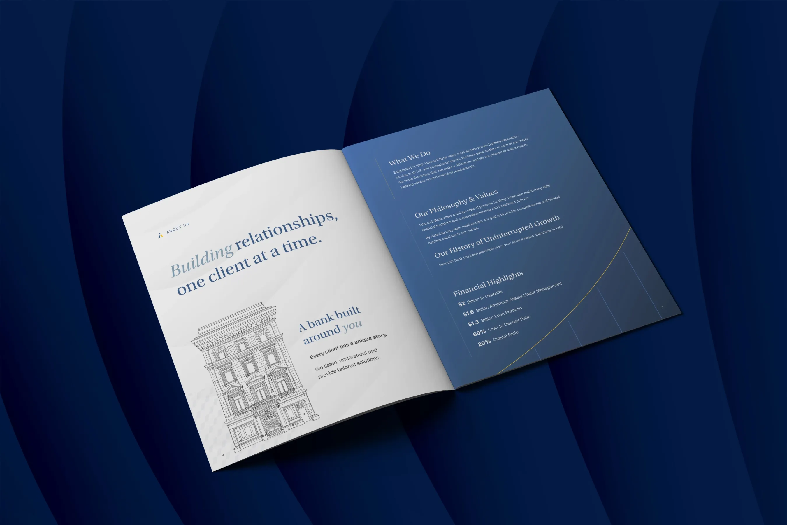 Interaudi Bank Brochure Design 2