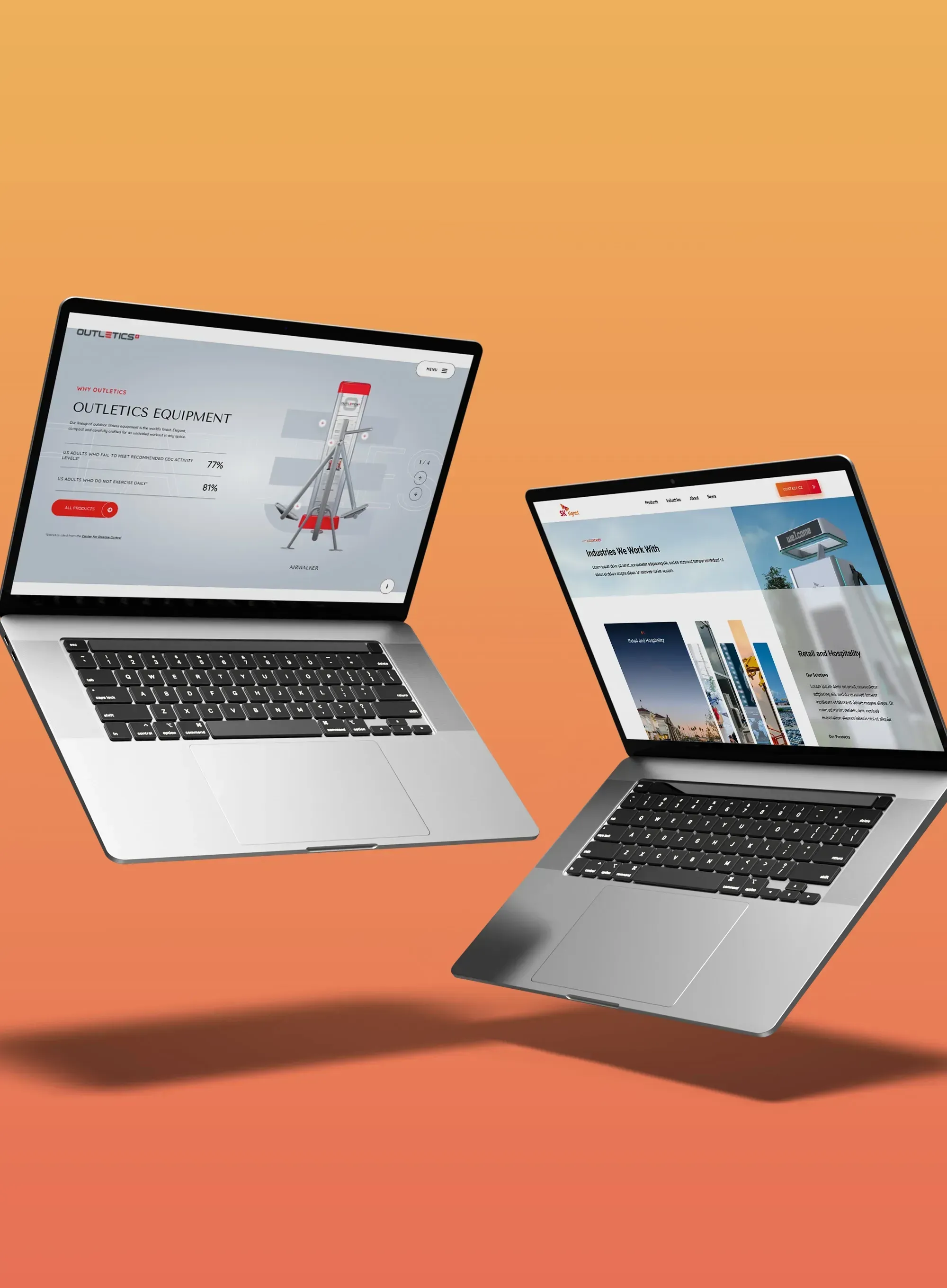 Custom Website Design and Website Redesign Services Custom website design on a laptop