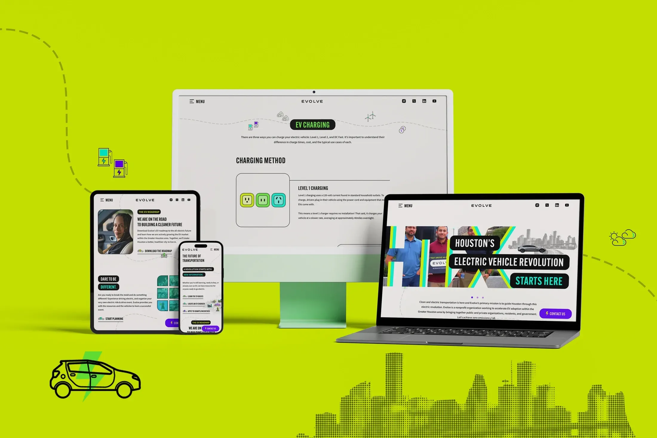 Evolve Houston Web Design Project Full