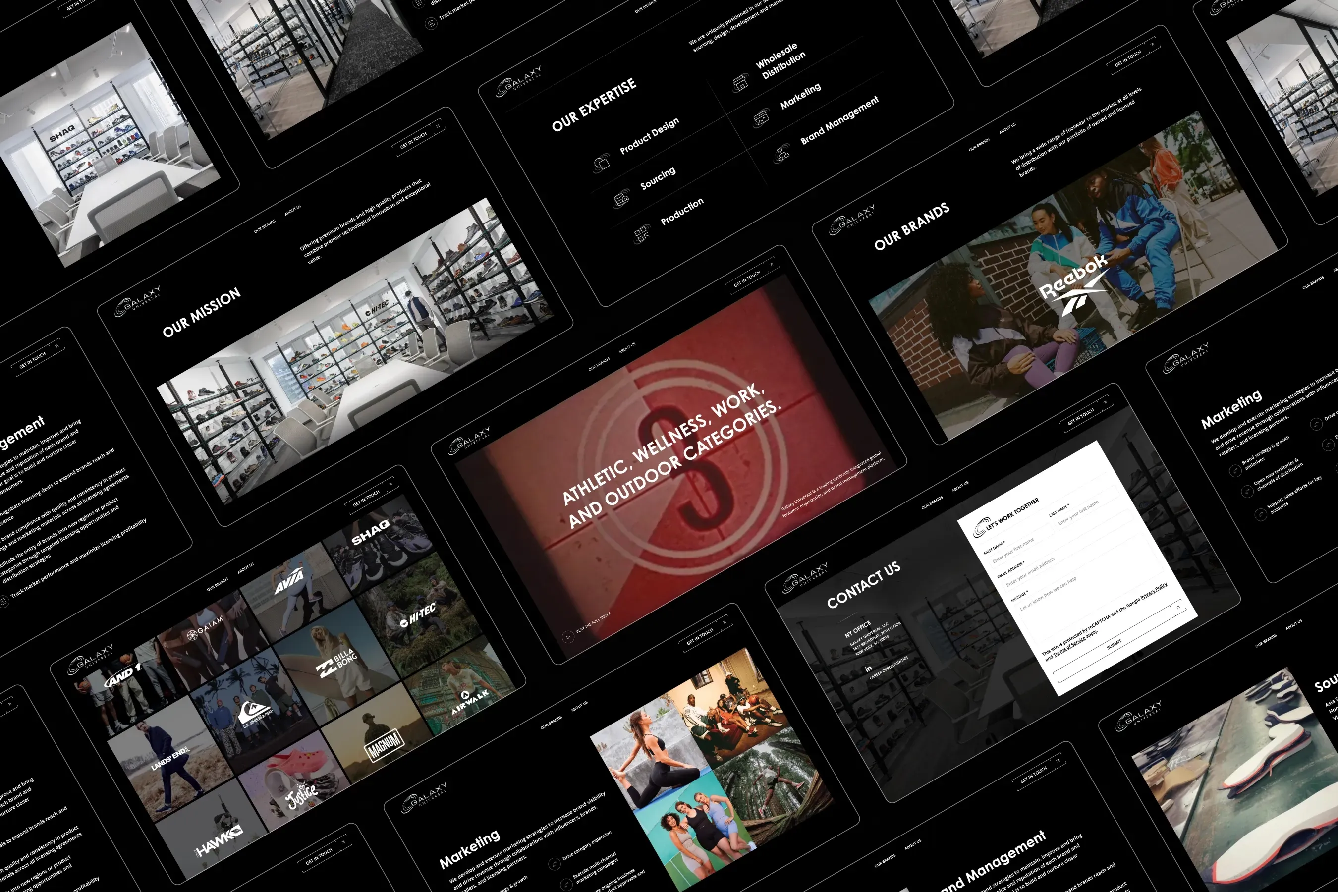 Galaxy Universal - Website Showcase - Delivering With Speed